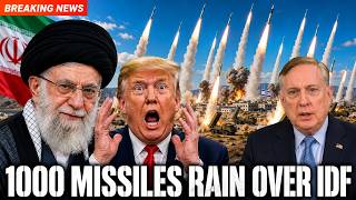 Iran FIRES 1,000 Khabar-Shekan Missiles at IDF Northern Command — 7 Brigades OBLITERATED