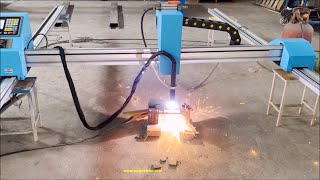 Dual Driving Portable CNC Plasma Flame Cutting Machine 1500*300mm