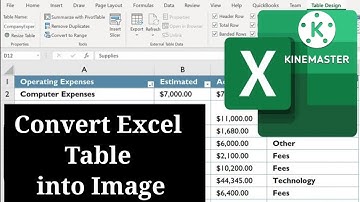 Convert Excel Table into Image #excel #exceltips #exceltutorial #exceltips #tabletoimage #dataentry