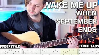 Green Day - Wake Me Up When September Ends | Fingerstyle + Free tabs