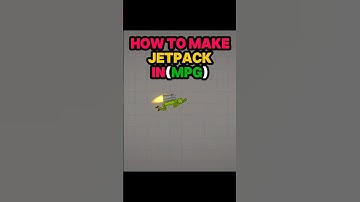 How to make jetpack in melon playground