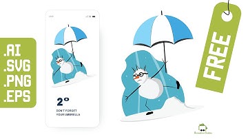 Constructing New Illustrations [FREE Mr. Snowman Illustrations Pack] Process Demonstration