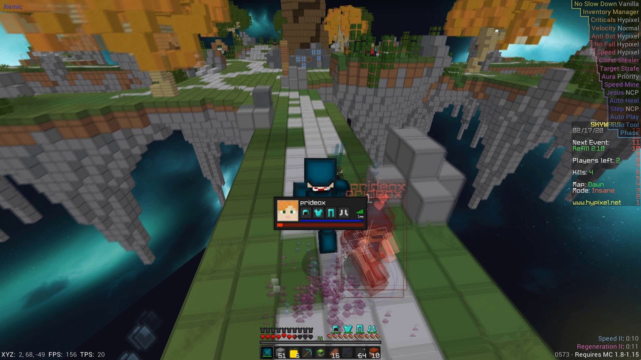 Remix 1.6.2 on Hypixel (feat. "watch"dog