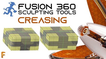 Fusion360 - Tools 4 - Crease/Uncrease - Sculpting Environment