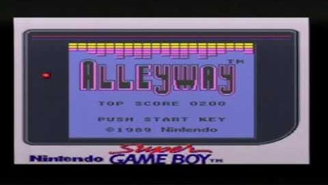Alleyway | Nintendo Gameboy | Intro