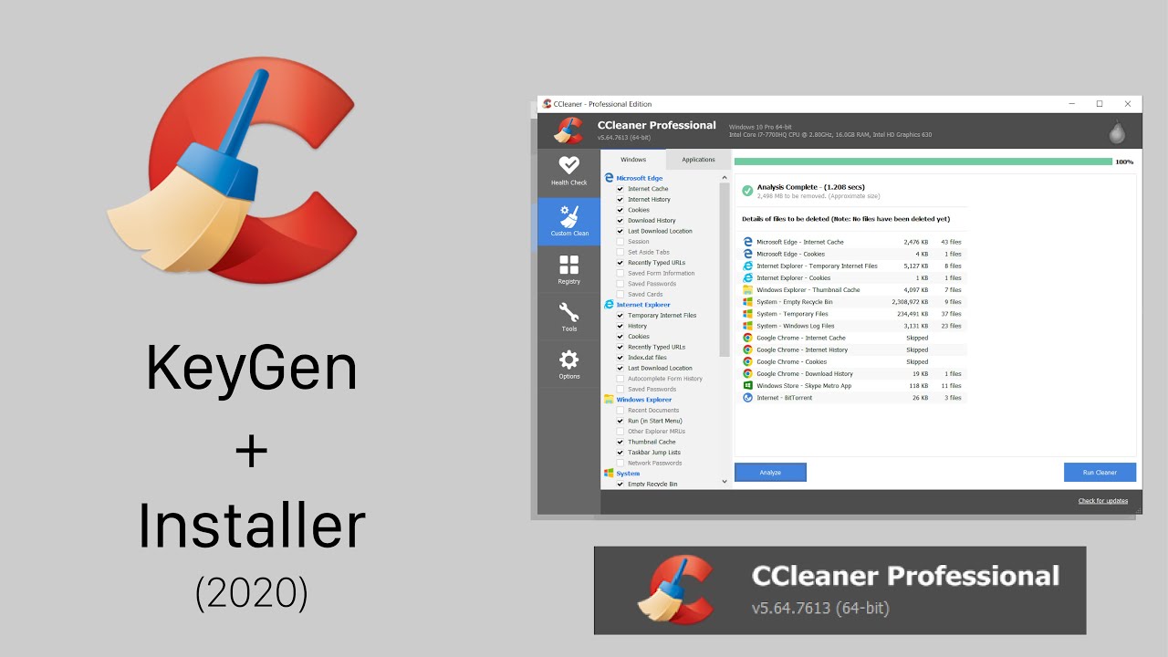 how to install ccleaner pro for free