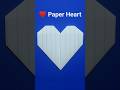 ❤️ Paper Heart DIY! Super Aesthetic Tutorial #shorts #heart