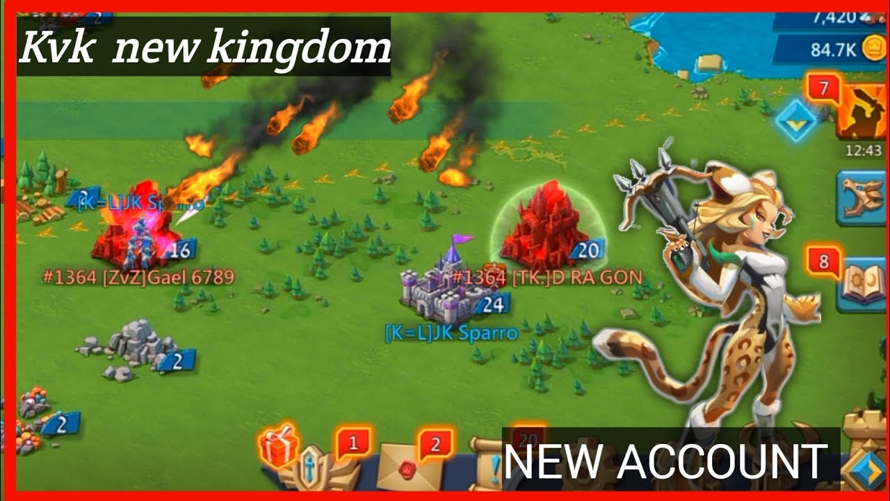 lords mobile kvk new kingdom new account - YouTube