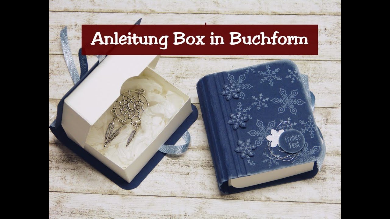 Box in Buchform mit Stampin' Up! Produkten