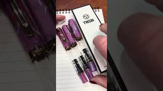 TWSBI ECO Fluorite Purple with Bronze Fountain Pen
