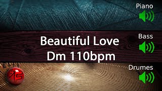 Video thumbnail of "Beautiful Love in Dm - Backing Track / Play-along (110bpm)"