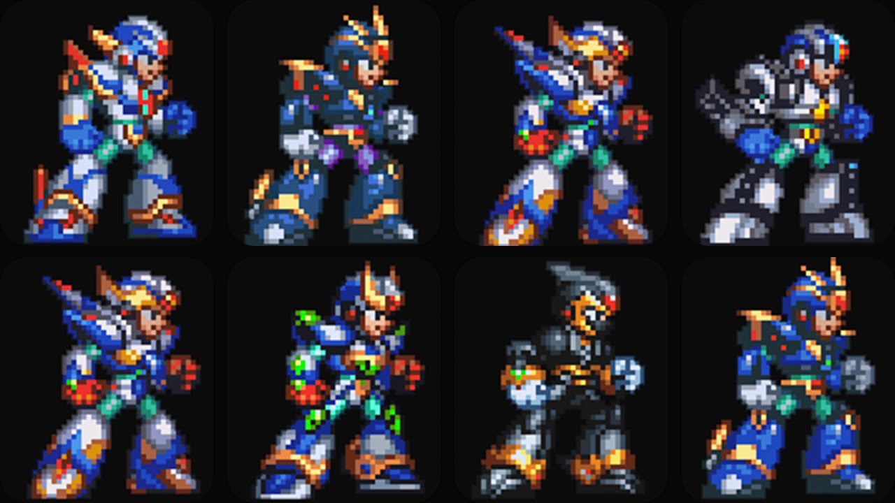 Megaman X Full Armor Sprites