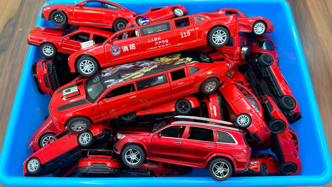 Box Full Of Red Cars