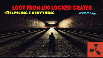 RUST - LOOT FROM 100 CHINOOK CRATES