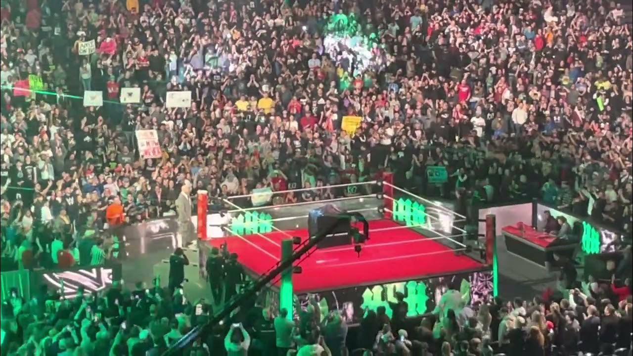 Triple H live entrance Monday night RAW 4/24/23 YouTube