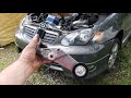 03-08 Toyota Corolla & Matrix Belt Tensioner Pulley Arm Replacement, Removal & Install XRS 2ZZGE