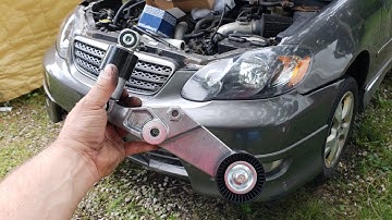 03-08 Toyota Corolla & Matrix Belt Tensioner Pulley Arm Replacement, Removal & Install XRS 2ZZGE