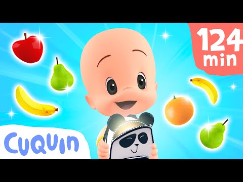 Colorful Fruits and more educational videos for kids with Cuquin