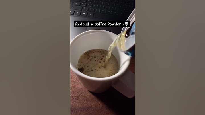 Making the world's strongest coffee  with @redbull  #coffee #redbull