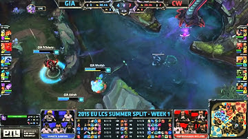 Copenhagen Wolves vs Giants - W1D2 EU LCS Summer 2015 - League of Legends