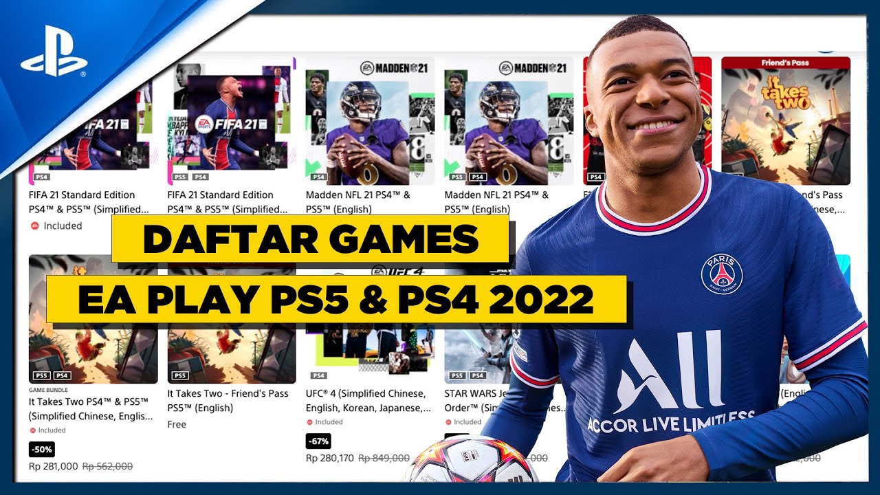 List Games EA Play di PS5 & PS4 2022 YouTube