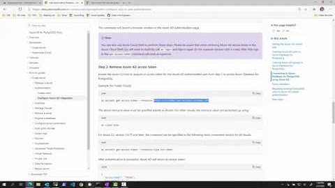 Connecting to Azure PostgreSQL using Azure Active Directory (AAD) and Managed Service Identity (MSI)