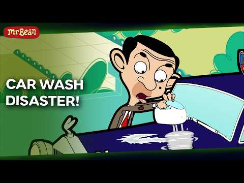 Mr Bean’s Car Wash Goes Horribly Wrong! | Mr Bean - Cartoons for Kids