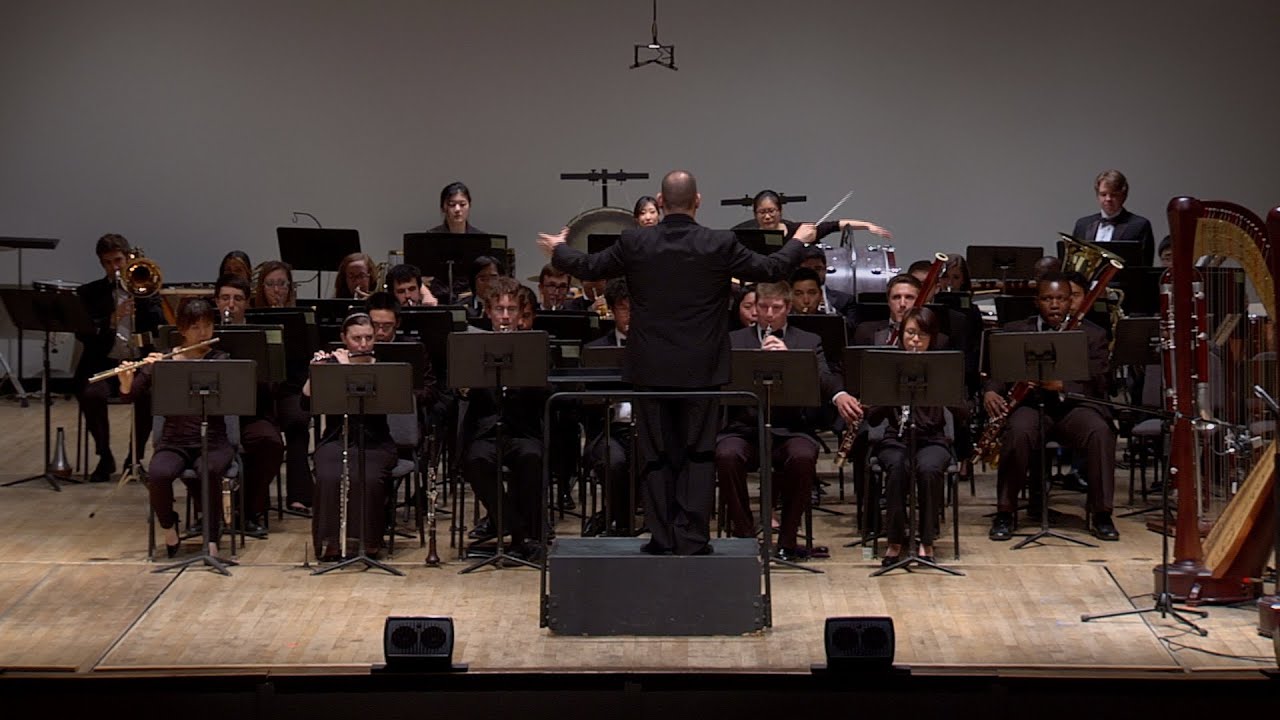 Peabody Wind Ensemble performs Smooke, Holst, and Puckett - YouTube