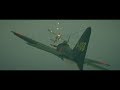 Blender　戦闘機のアニメーション(ゼロ戦vsワイルドキャット)