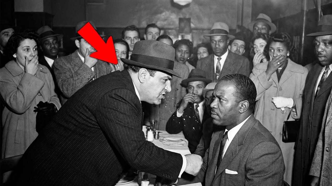 Italian Mobster SPAT in Bumpy Johnson's Face at a Restaurant—Witnesses Said He Never Saw Fork Coming