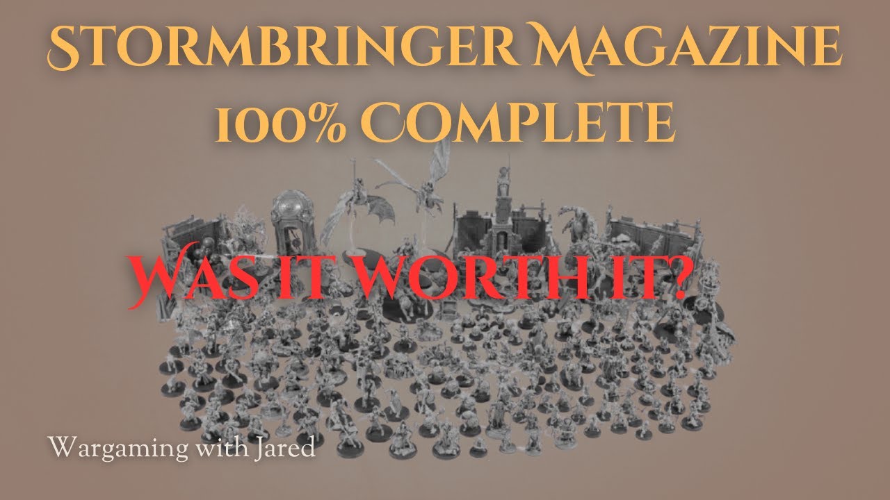 I 100% Completed Stormbringer Magazine from Hachette! REVIEWED
