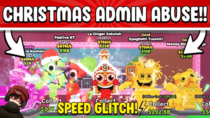 I STOLE INSANE LOOT DURING ADMIN ABUSE USING “BEANIE METHOD” + "SPEED GLITCH!"  | STEAL A BRAINROT