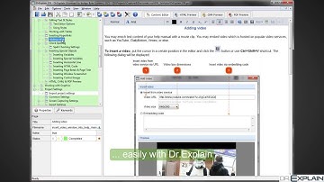 How to create online help with user comments and sharing options with Dr.Explain