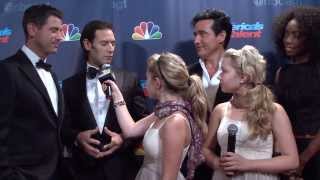 IL DIVO &amp; Heather Headly on the America&#39;s Got Talent Red Carpet