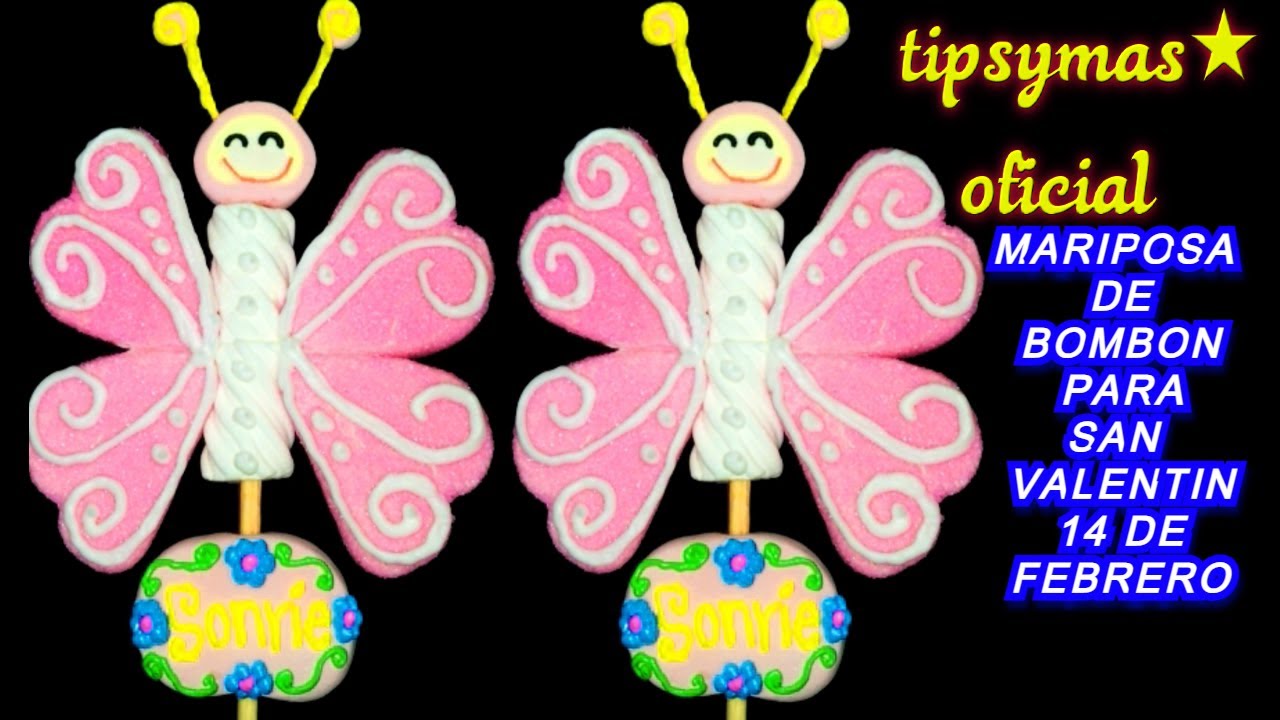 Como hacer una mariposa de bombón tipsymasoficial