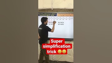 Super simplification trick #mathsforssc #simplification #shorts #sscadda247 #ssc