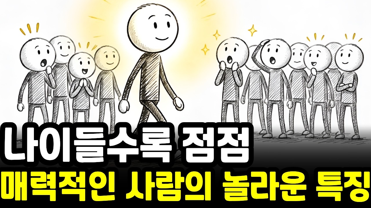 젊었을 때보다 점점 멋져지는 놀라운 이유와 특징  | 매력이란 | 일상심리학