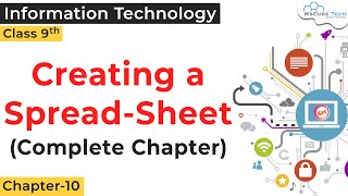 स्प्रेडशीट बनाना अध्याय-10 | डिजिटल दस्तावेज़ीकरण स्प्रेडशीट बनाना आईटी 402 कक्षा 9 screenshot 4