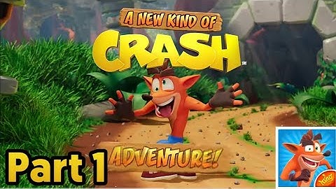 Crash Bandicoot: On The Run! - Gameplay Walkthrough Part 1 - Stage 1 (Android,iOS)