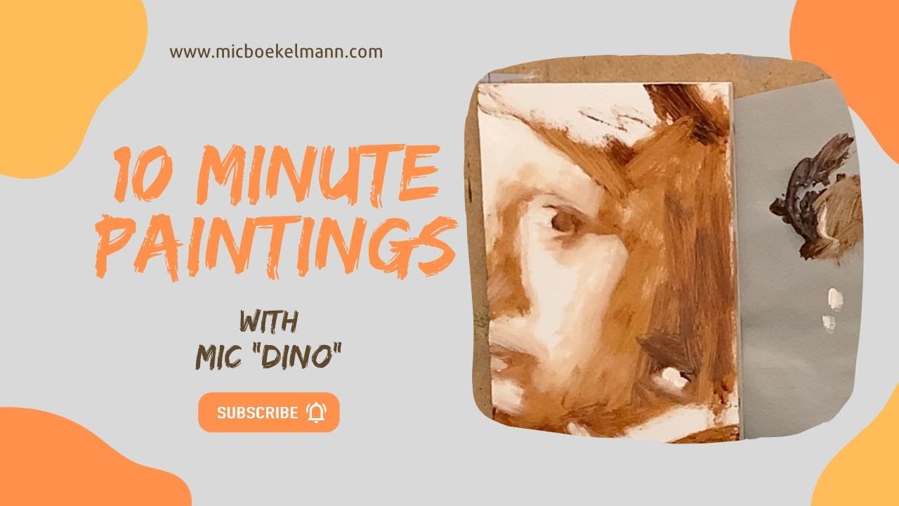 Live 10 Minute Painting with Mic Watch the Creation of a Masterpiece