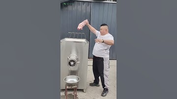 Industrial Meat Grinder | Heavy-Duty Meat Mincer Machine Test Run