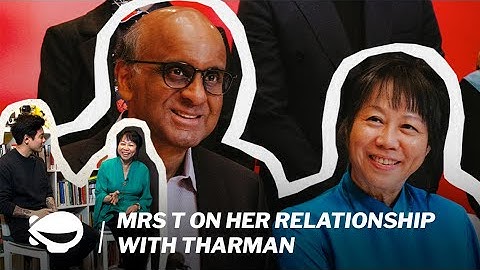 Mrs Tharman shares about her relationship with Mr Tharman