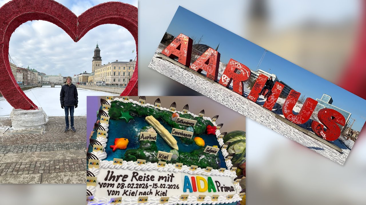 Polen Schweden und Dänemark mit AIDAprima Februar 2026 Aida Reise #cruise #travel #cruiseship #aida