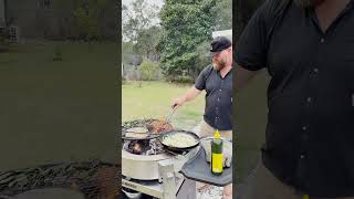 Backyard Cooking on the BREEO Just Hits Different 🔥#BackyardCooking #Breeo #OutdoorLiving