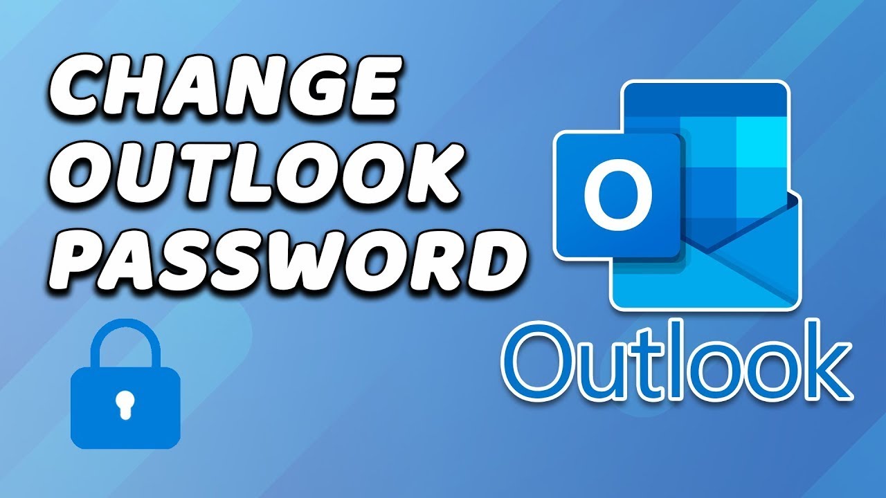 How To Change Outlook Password EASY FAST YouTube