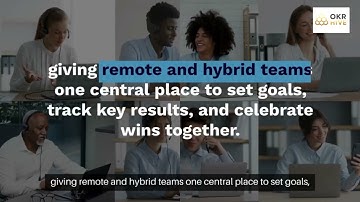 OKR for Remote Teams | How to Plan for Real Success