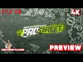 Need for Speed ProStreet Gameplay PS3 4K 60FPS First 