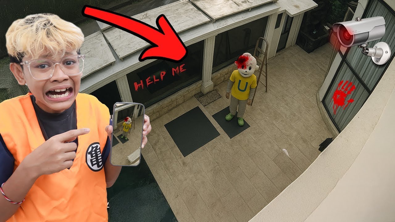 NGERI!!! TEREKAM CCTV PENAMPAKAN UPIN MASUK KE RUMAH MENGGANGGU BOCIL!!!