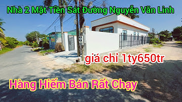 Nhà Đẹp Góc 2 Mặt Tiền Vị Trí Cực Sung Sát Đường Nguyễn Văn Linh | Nhà Đất Tây Ninh