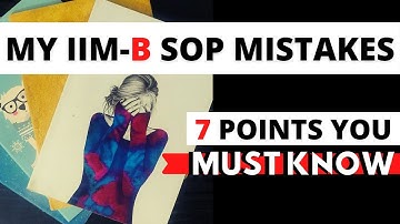 How to Write a SPOT ON Statement of Purpose for MBA Admission? | SOP for FMS, IIM Bangalore | Sample